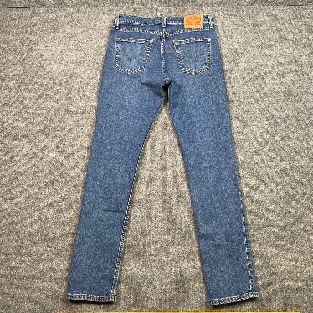 Levis 511 Slim Fit Mens Jeans 34x34 Medium Wash Blue Denim 04511-2306